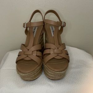 Nude Steve Madden Wedges